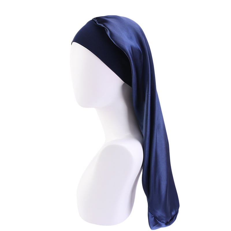 The Happy Neighbor Extra-Long Satin Bonnet for Locs & Braids
