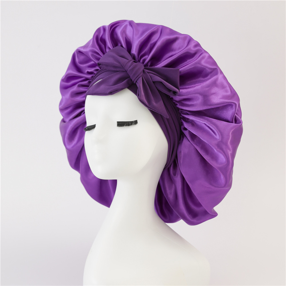 Silk Curly Sleep Cap