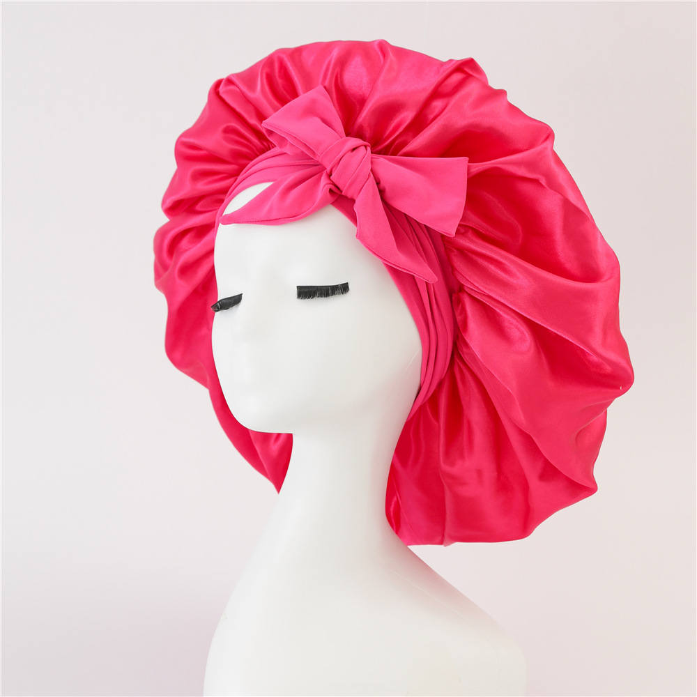 Silk Curly Sleep Cap