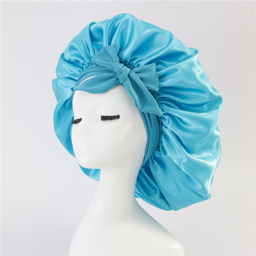 Silk Curly Sleep Cap