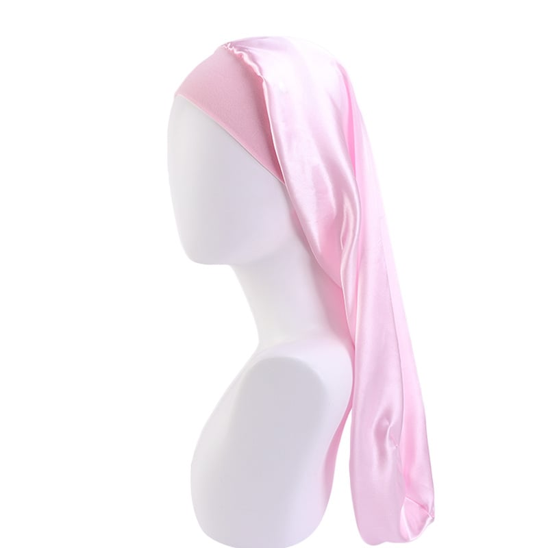 The Happy Neighbor Extra-Long Satin Bonnet for Locs & Braids