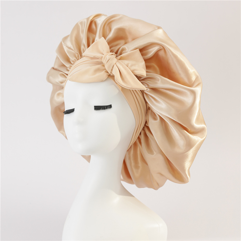 Silk Curly Sleep Cap