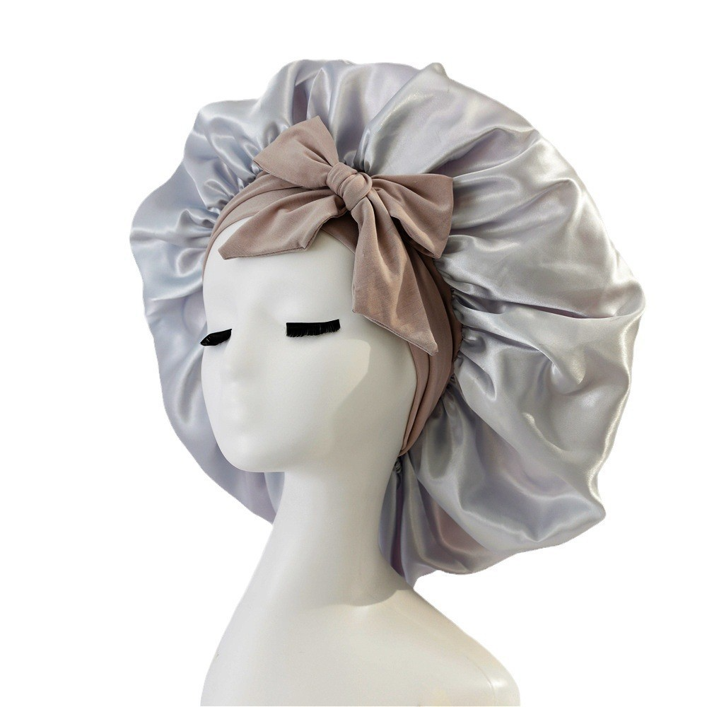 Silk Curly Sleep Cap