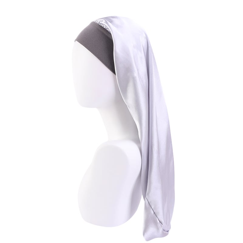 The Happy Neighbor Extra-Long Satin Bonnet for Locs & Braids