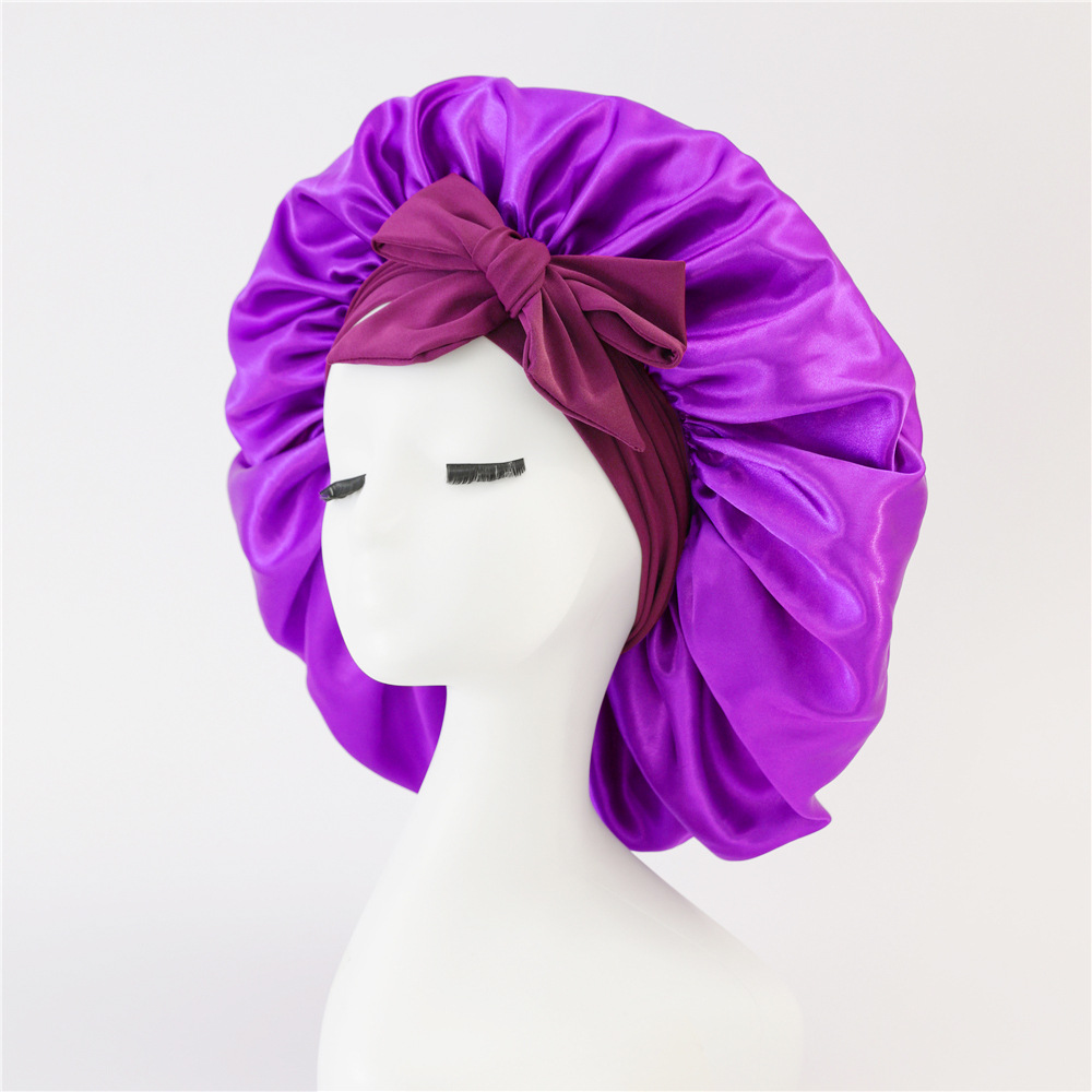 Silk Curly Sleep Cap