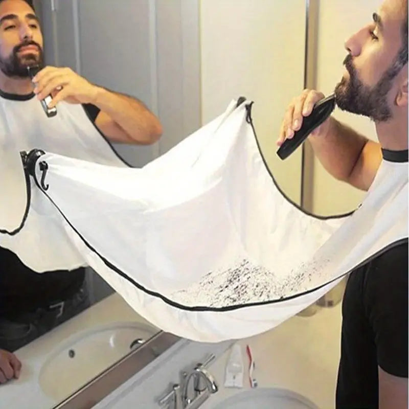 Beard Shave Apron Bib and Organizer for Men