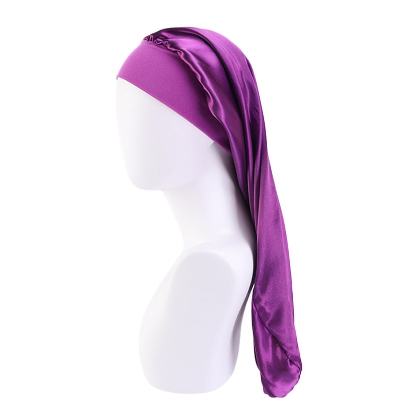 The Happy Neighbor Extra-Long Satin Bonnet for Locs & Braids