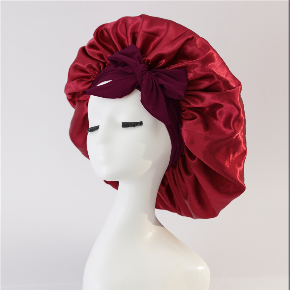 Silk Curly Sleep Cap