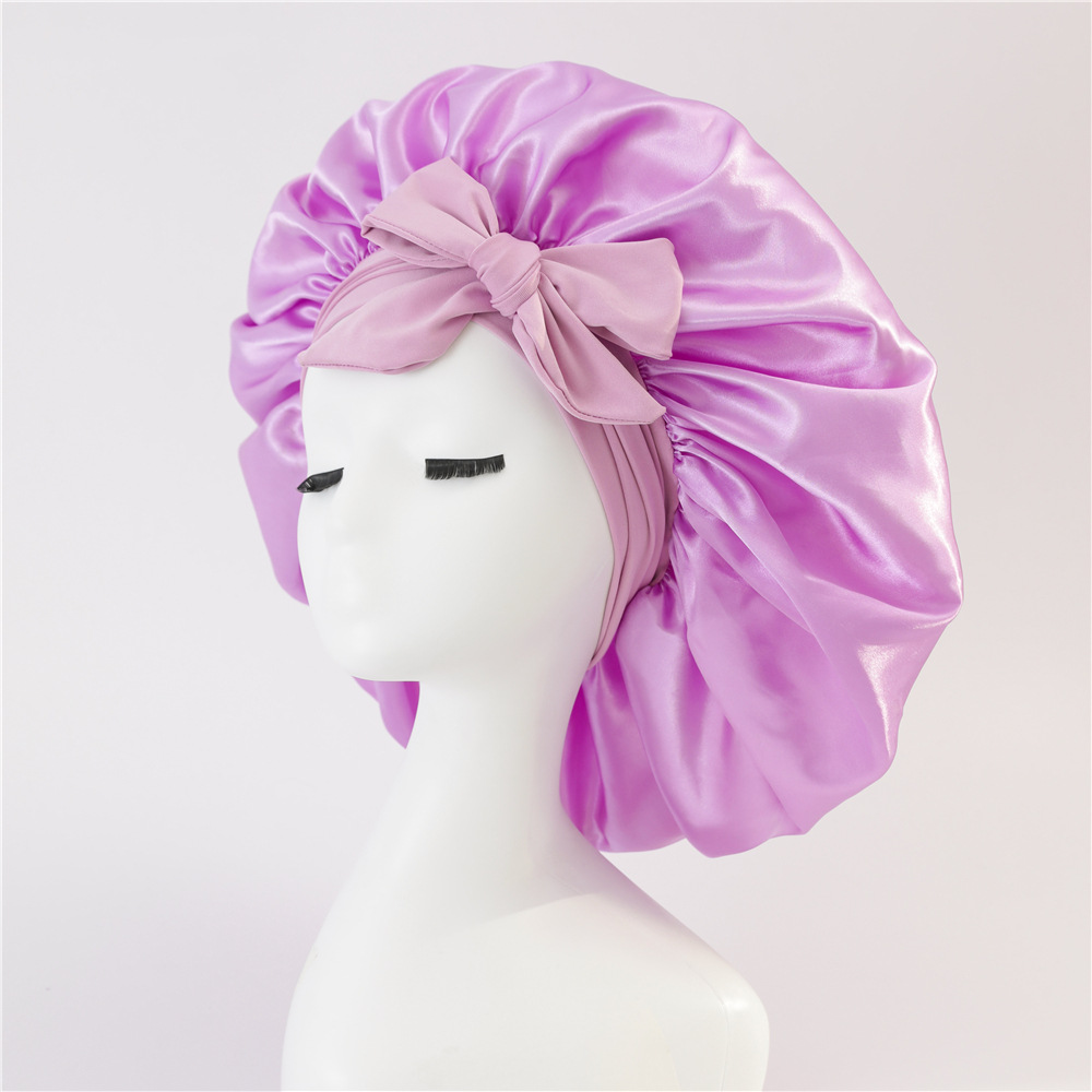Silk Curly Sleep Cap