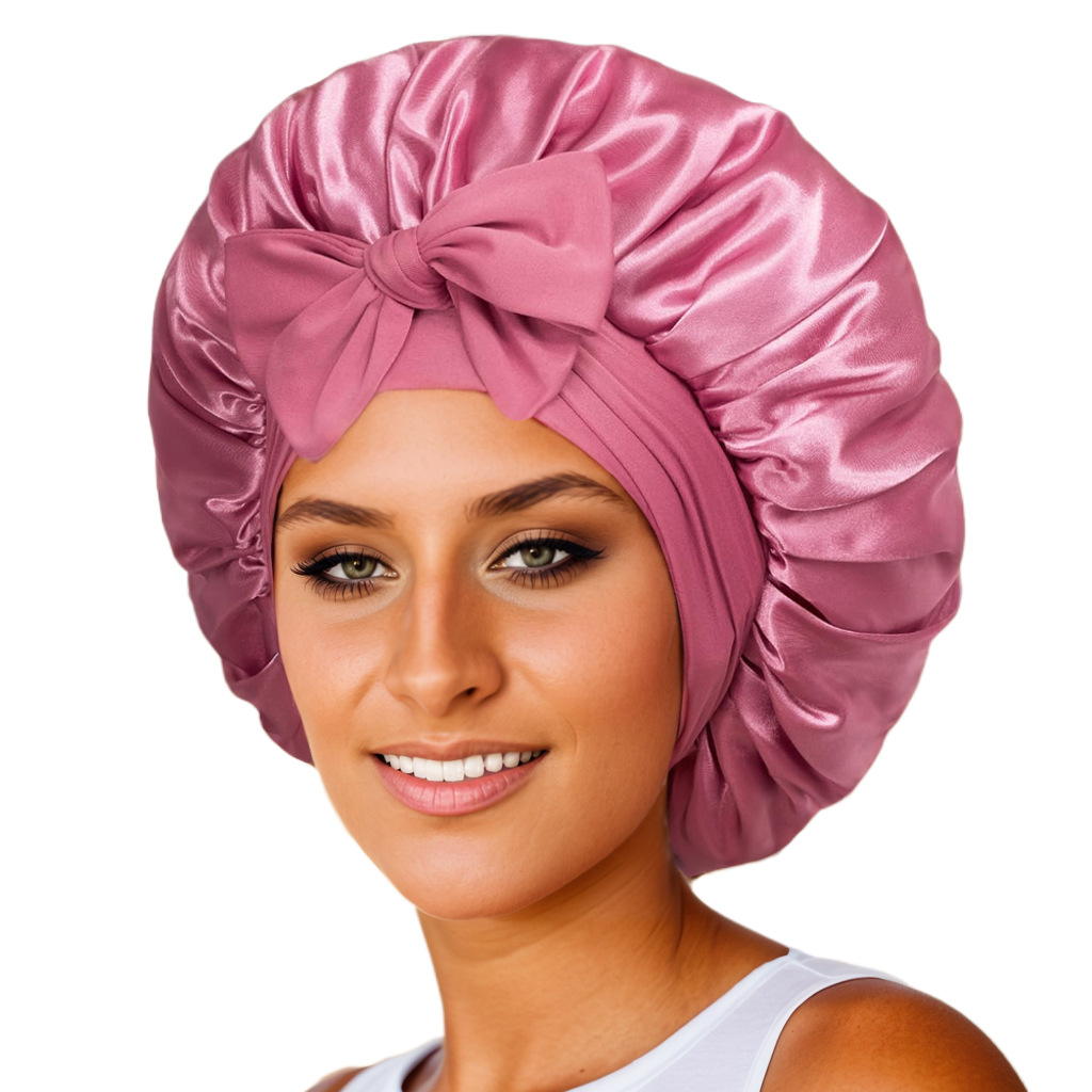 Silk Curly Sleep Cap