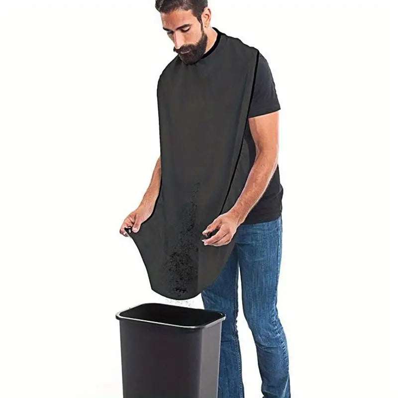 Beard Shave Apron Bib and Organizer for Men