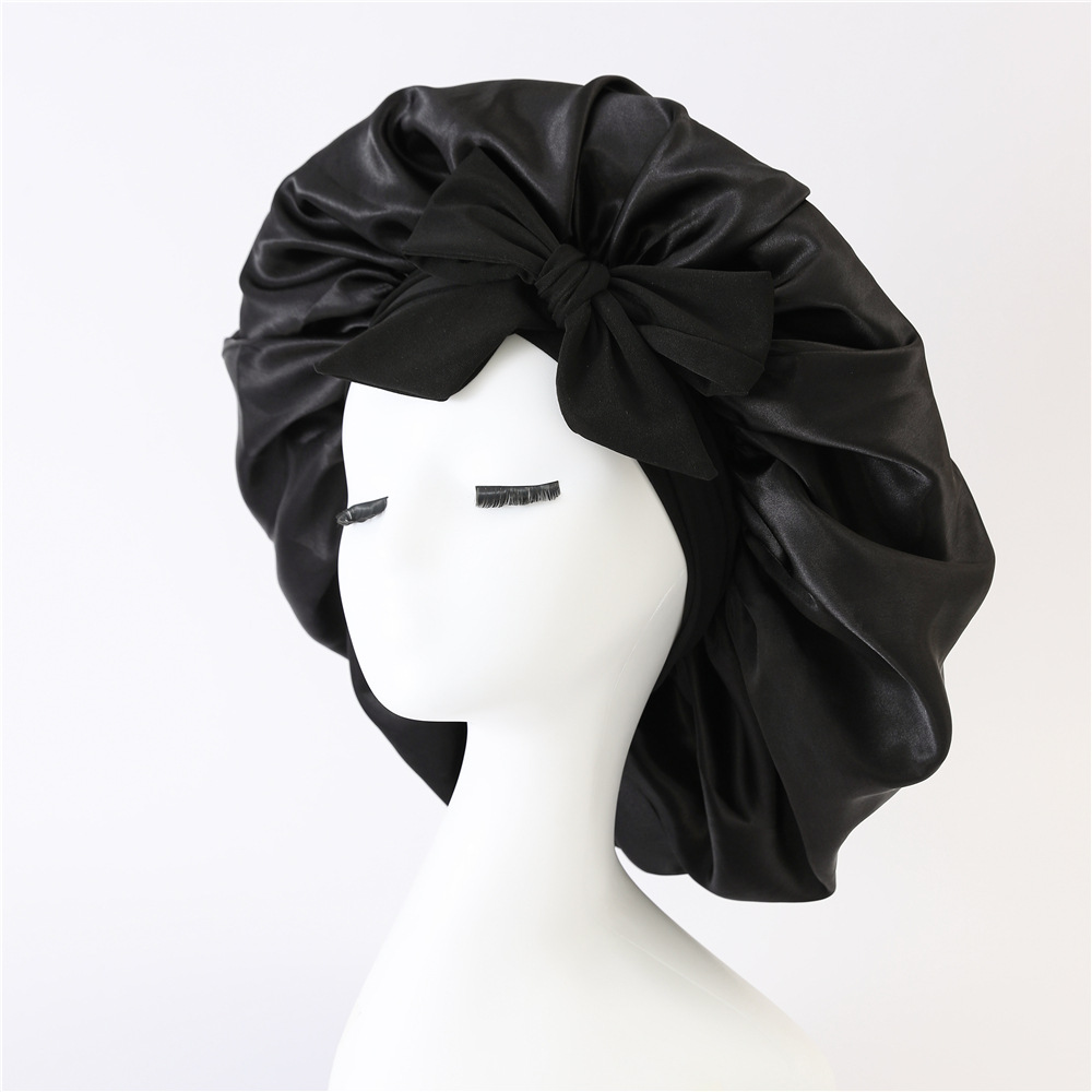 Silk Curly Sleep Cap