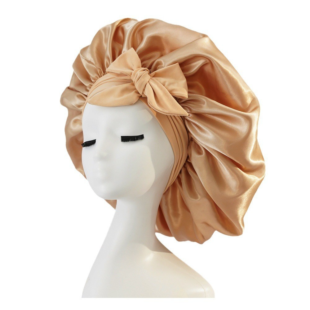 Silk Curly Sleep Cap