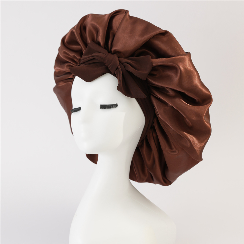 Silk Curly Sleep Cap